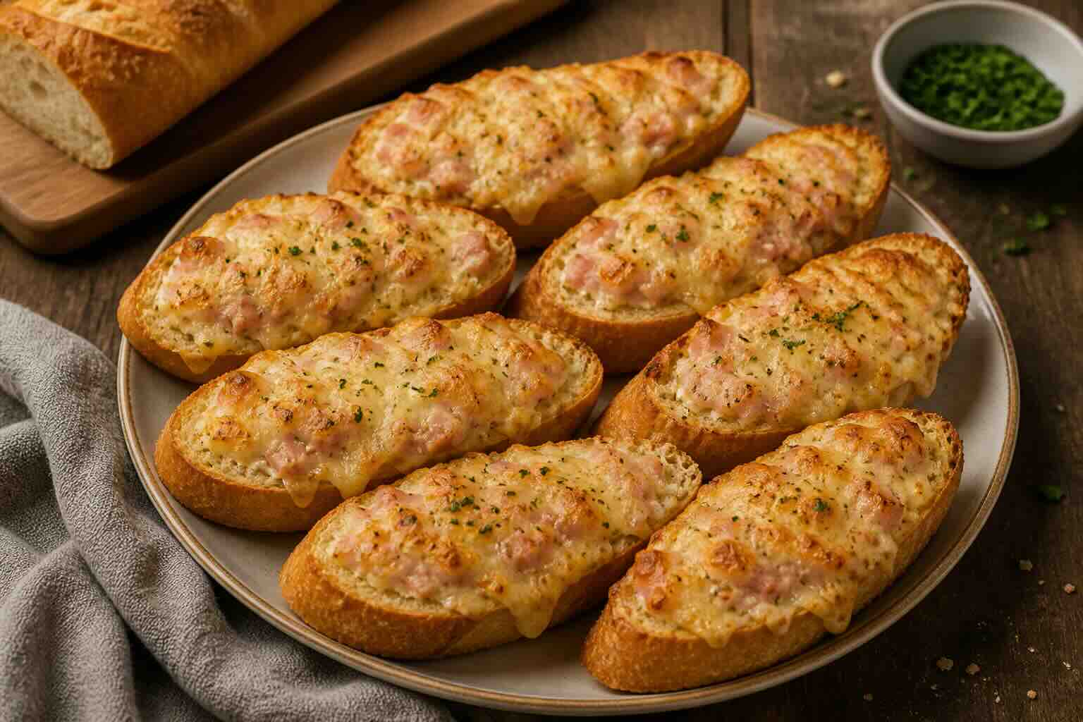 Schinken-Käse-Baguette